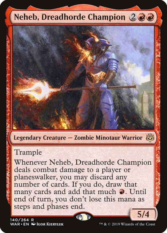 Neheb, Dreadhorde Champion 140 card from War of the Spark