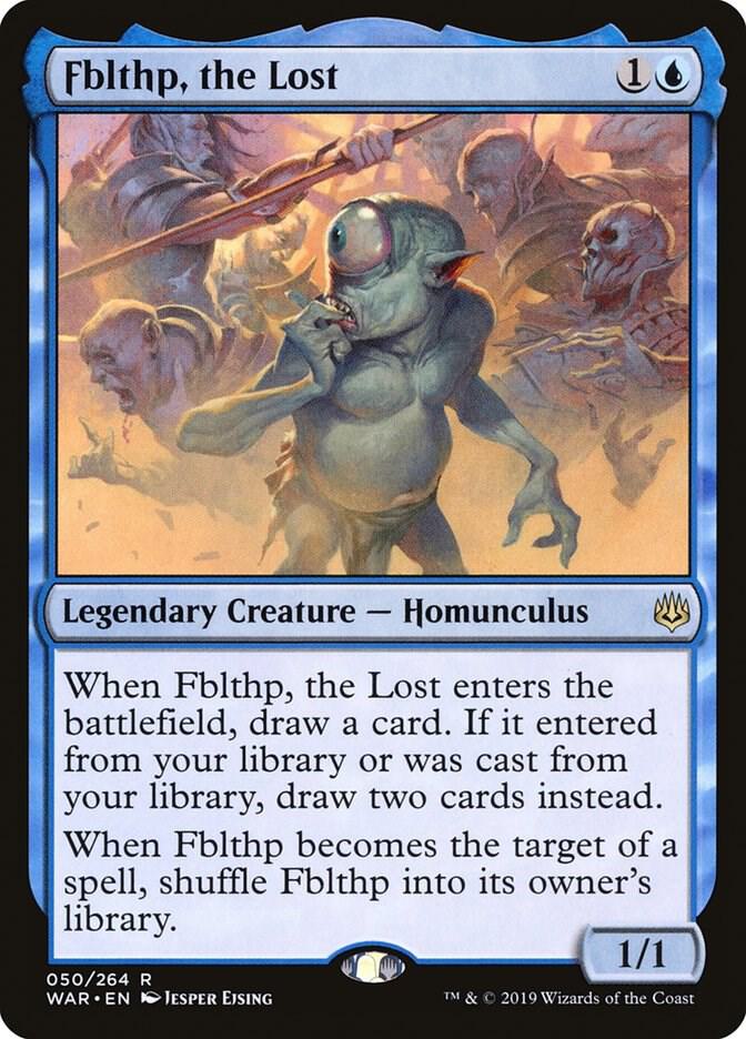 Fblthp, the Lost 50 card from War of the Spark