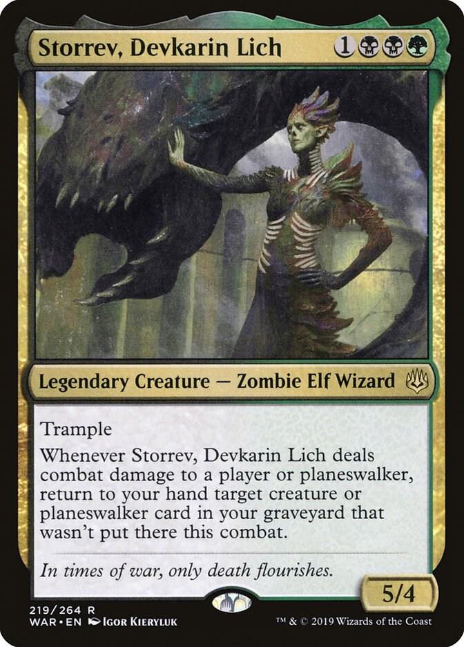 Storrev, Devkarin Lich 219 card from War of the Spark