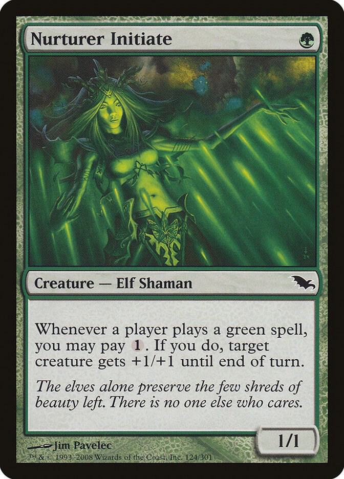 Nurturer Initiate 124 card from Shadowmoor