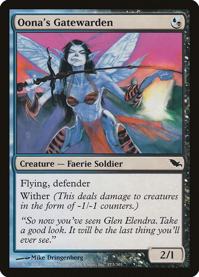 Oona's Gatewarden 173 card from Shadowmoor