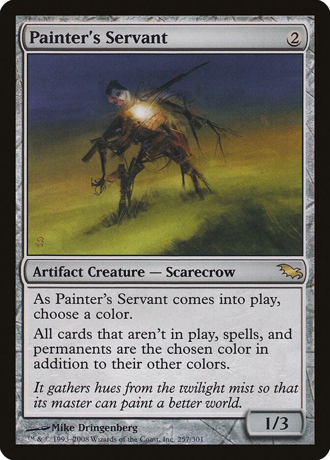 Painter's Servant 257 card from Shadowmoor