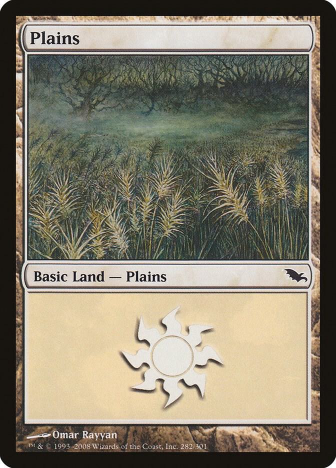 Plains 282 card from Shadowmoor