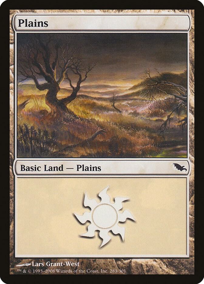 Plains 283 card from Shadowmoor
