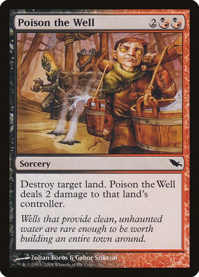 Poison the Well 193 card from Shadowmoor
