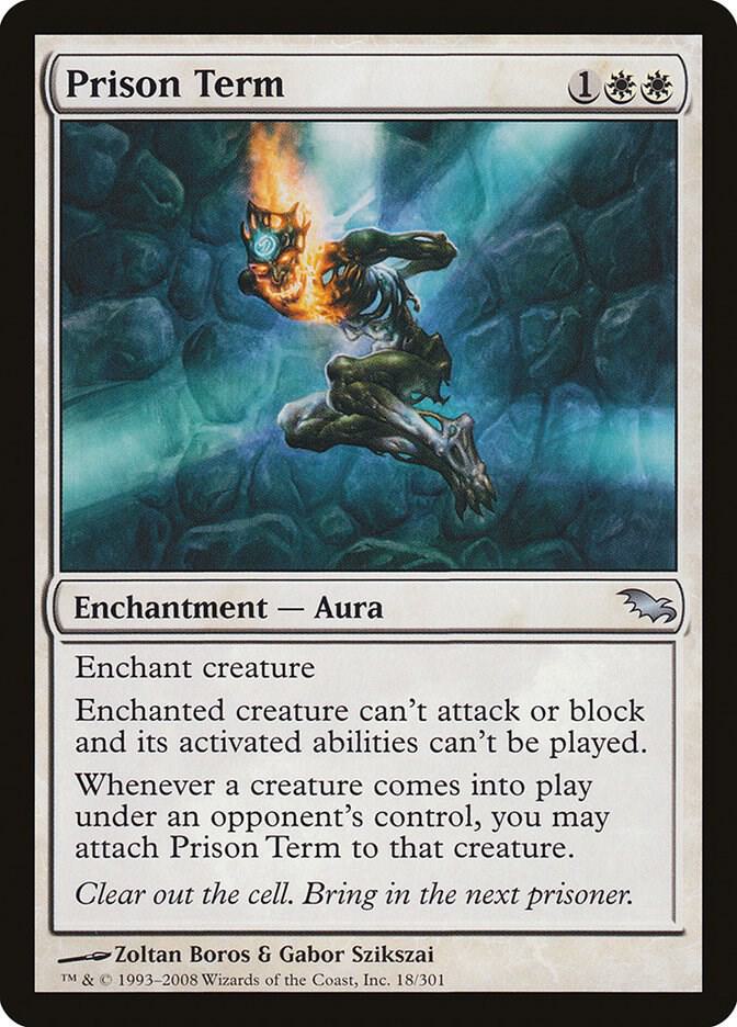 Prison Term 18 card from Shadowmoor