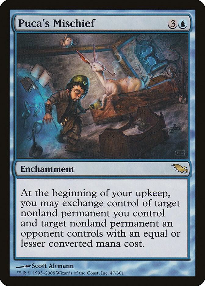 Puca's Mischief 47 card from Shadowmoor