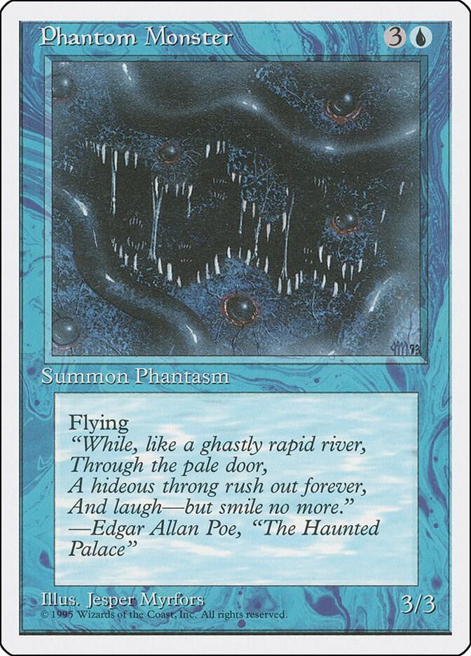Phantom Monster card from Fourth Edition