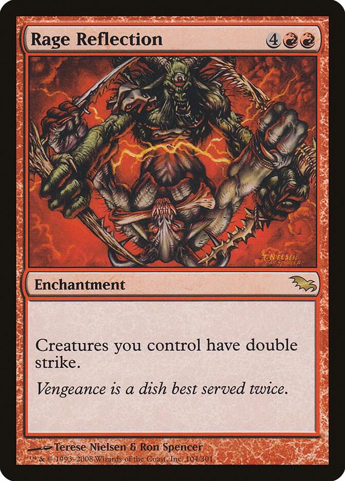 Rage Reflection 104 card from Shadowmoor