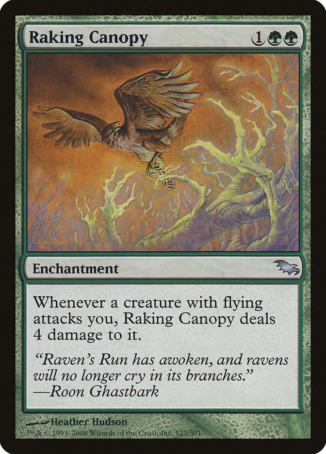 Raking Canopy 127 card from Shadowmoor