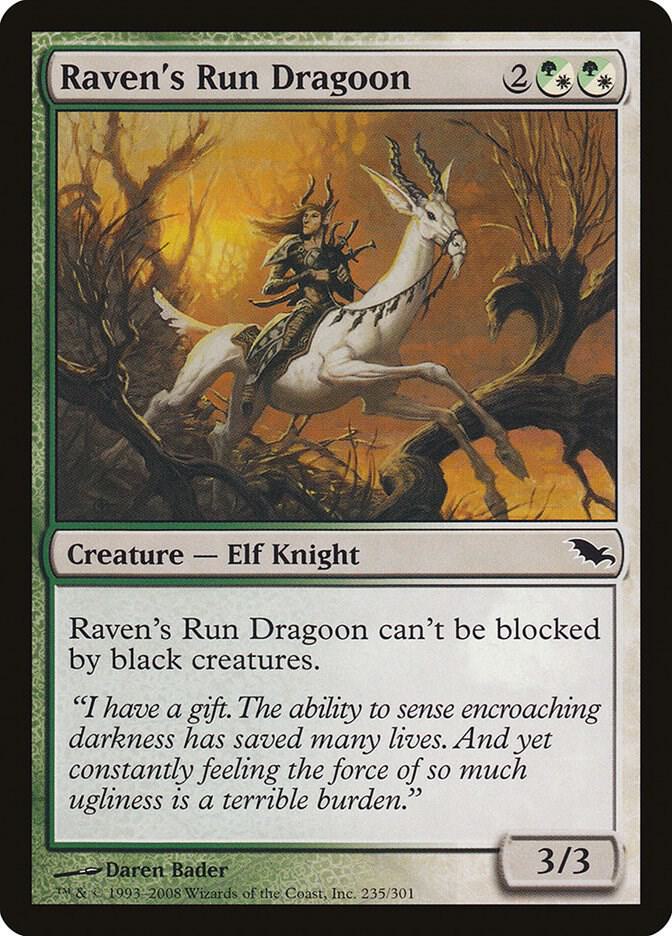 Raven's Run Dragoon 235 card from Shadowmoor
