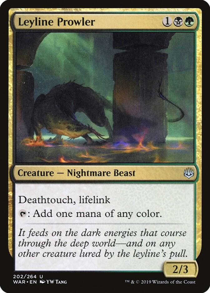 Leyline Prowler 202 card from War of the Spark