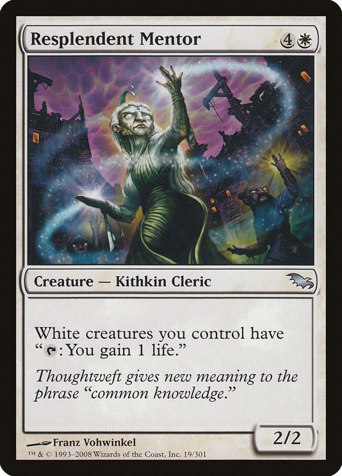 Resplendent Mentor 19 card from Shadowmoor