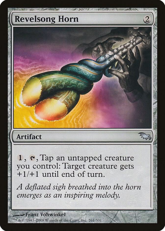 Revelsong Horn 261 card from Shadowmoor