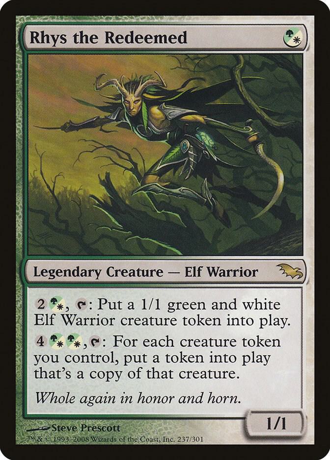 Rhys the Redeemed 237 card from Shadowmoor