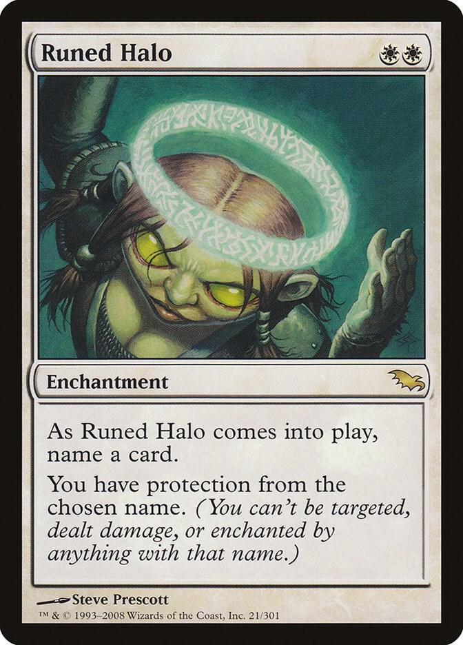 Runed Halo 21 card from Shadowmoor