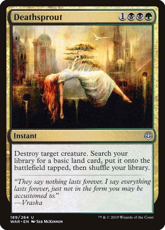 Deathsprout 189 card from War of the Spark