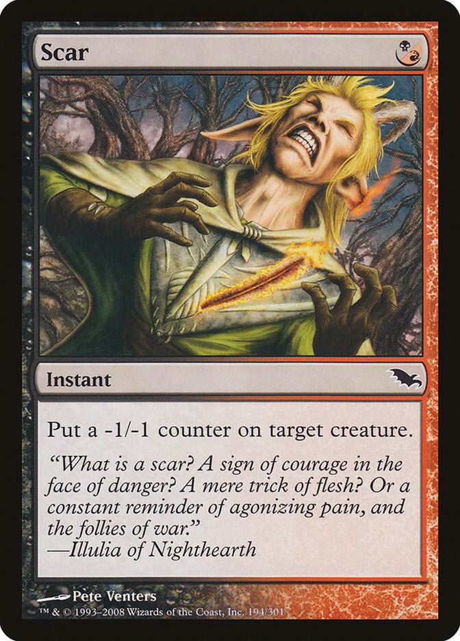 Scar 194 card from Shadowmoor