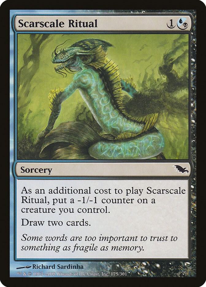 Scarscale Ritual 175 card from Shadowmoor