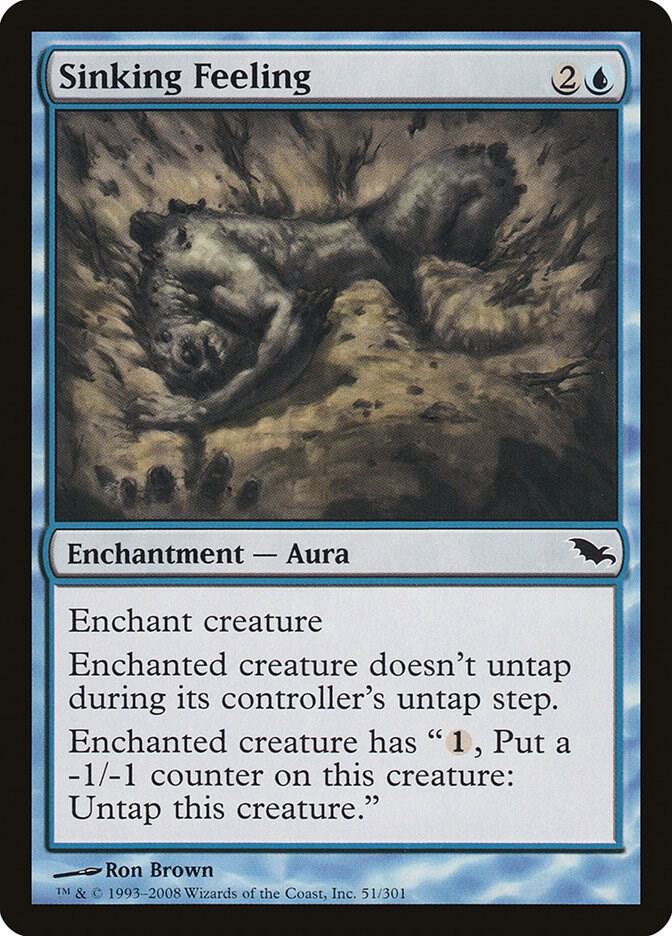 Sinking Feeling 51 card from Shadowmoor