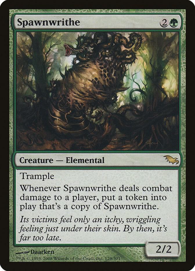 Spawnwrithe 129 card from Shadowmoor