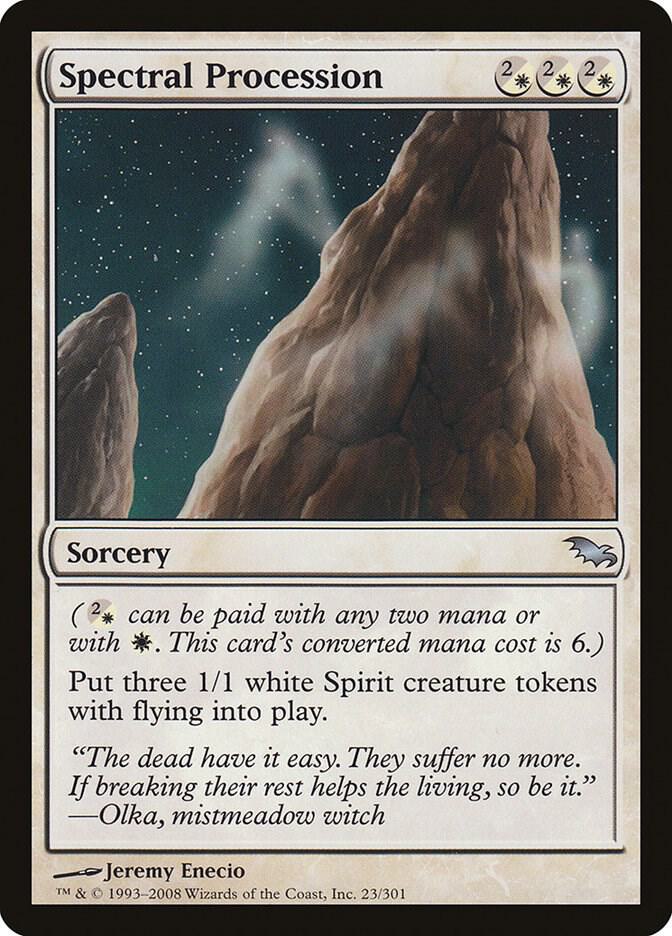 Spectral Procession 23 card from Shadowmoor