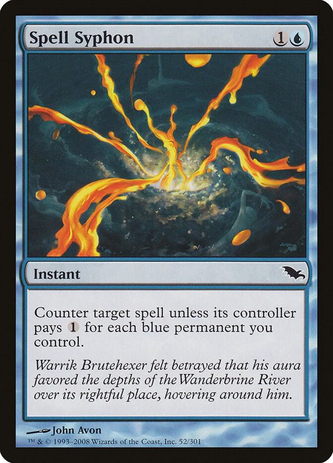 Spell Syphon 52 card from Shadowmoor