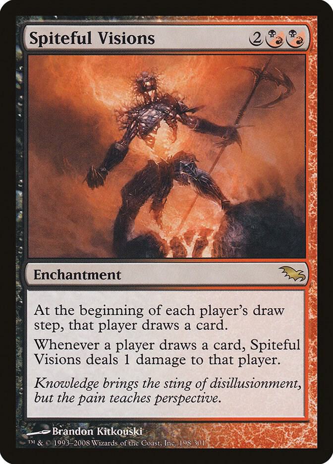 Spiteful Visions 198 card from Shadowmoor
