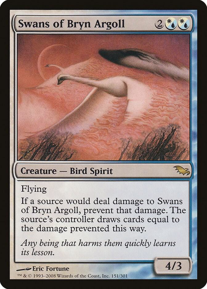 Swans of Bryn Argoll 151 card from Shadowmoor