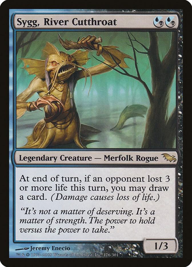 Sygg, River Cutthroat 176 card from Shadowmoor
