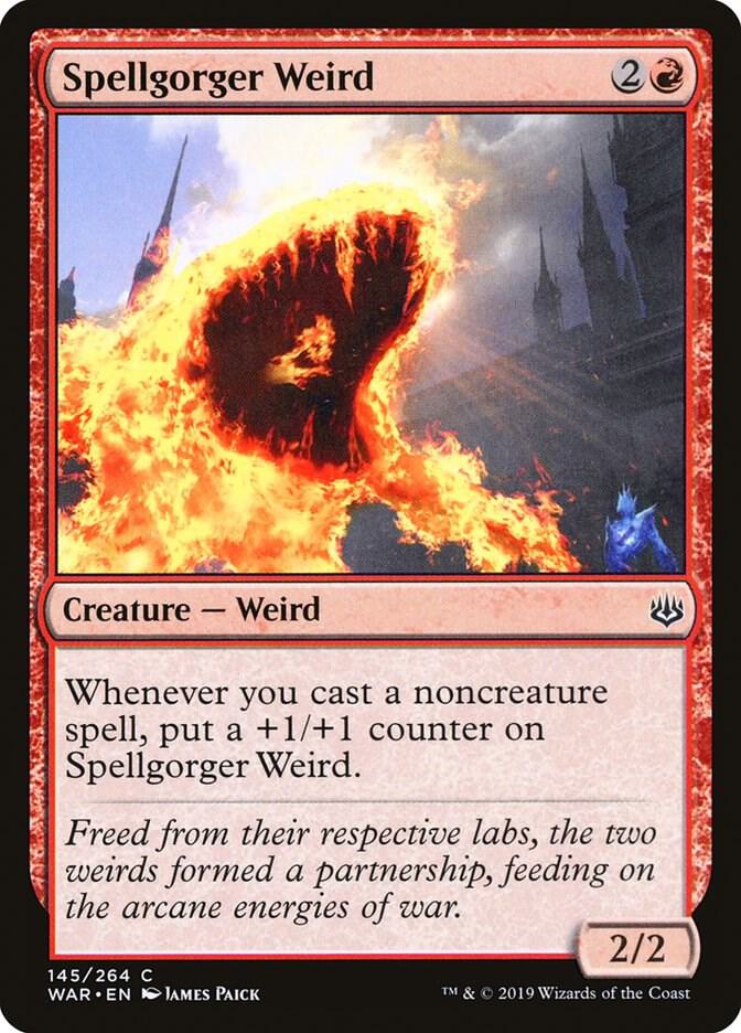 Spellgorger Weird 145 card from War of the Spark