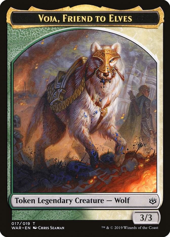 Voja, Friend to Elves Token 17 card from War of the Spark