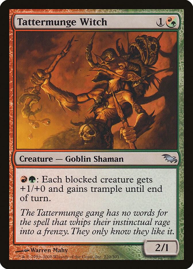 Tattermunge Witch 220 card from Shadowmoor