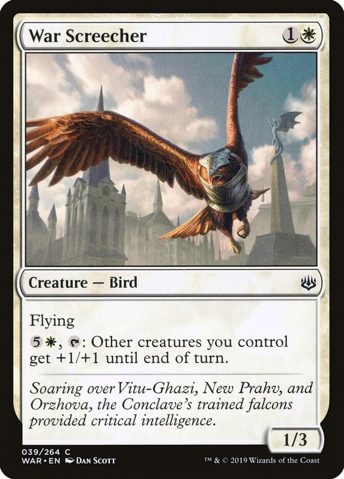 War Screecher 39 card from War of the Spark