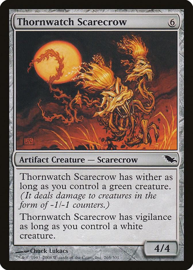 Thornwatch Scarecrow 265 card from Shadowmoor