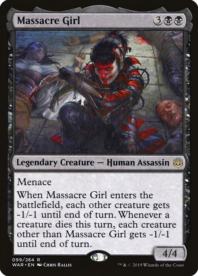 Massacre Girl 99 card from War of the Spark