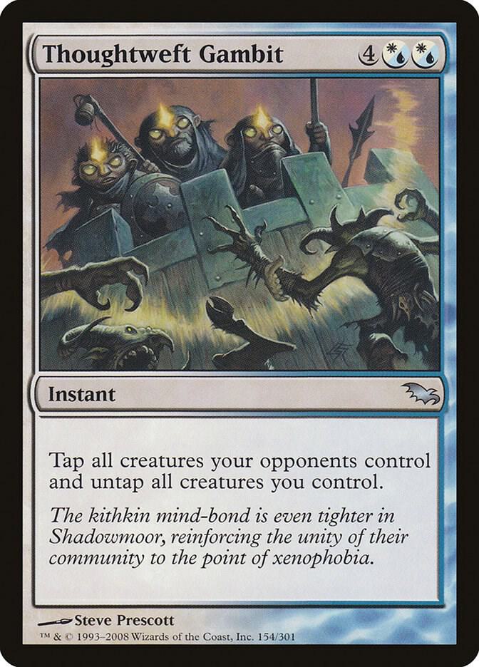 Thoughtweft Gambit 154 card from Shadowmoor