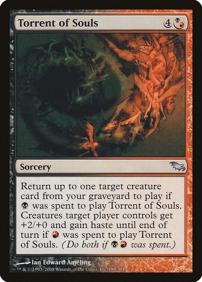 Torrent of Souls 199 card from Shadowmoor