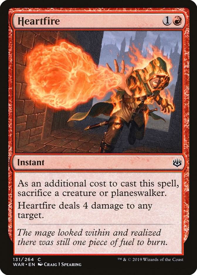 Heartfire 131 card from War of the Spark