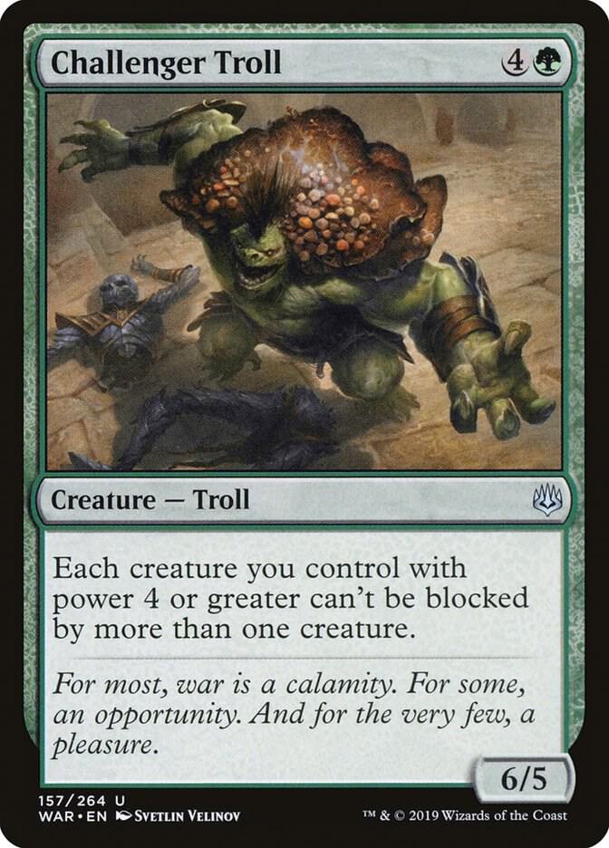 Challenger Troll 157 card from War of the Spark