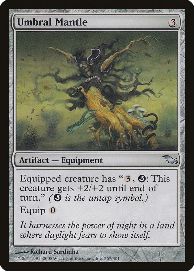 Umbral Mantle 267 card from Shadowmoor