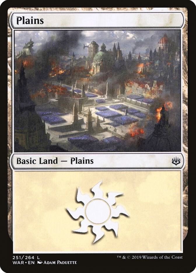 Plains 251 card from War of the Spark