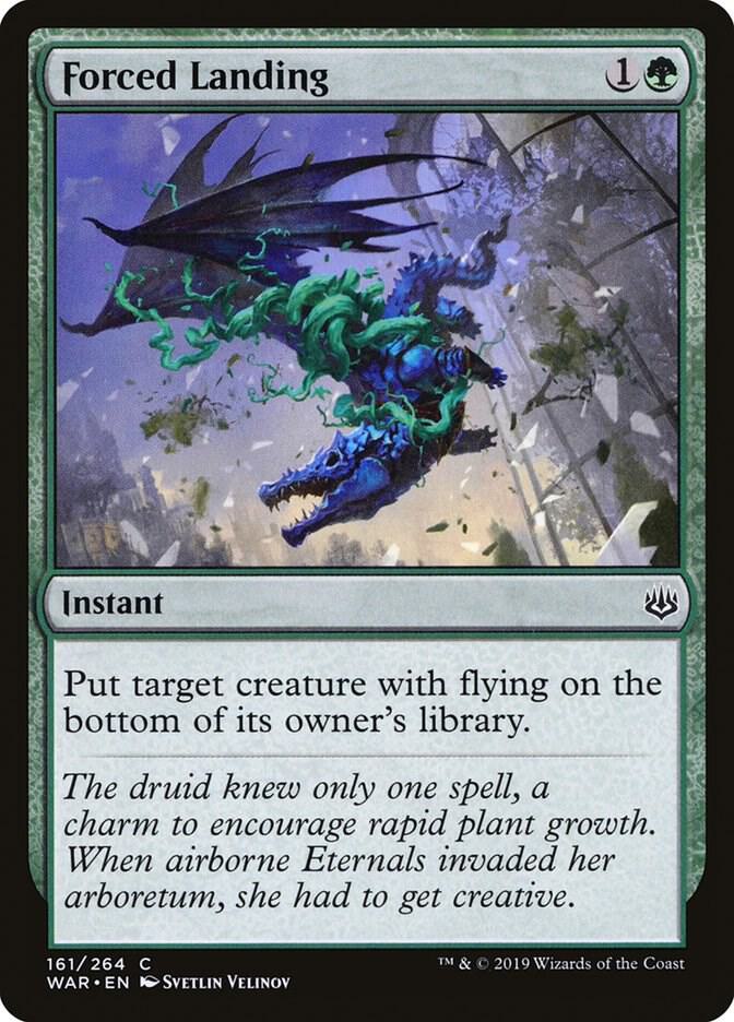 Forced Landing 161 card from War of the Spark