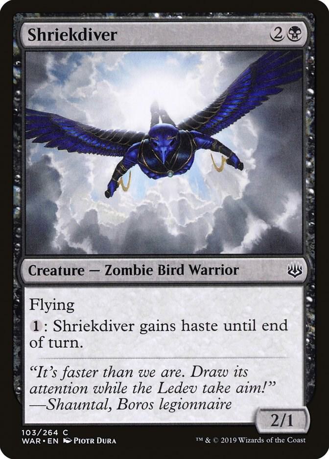 Shriekdiver 103 card from War of the Spark