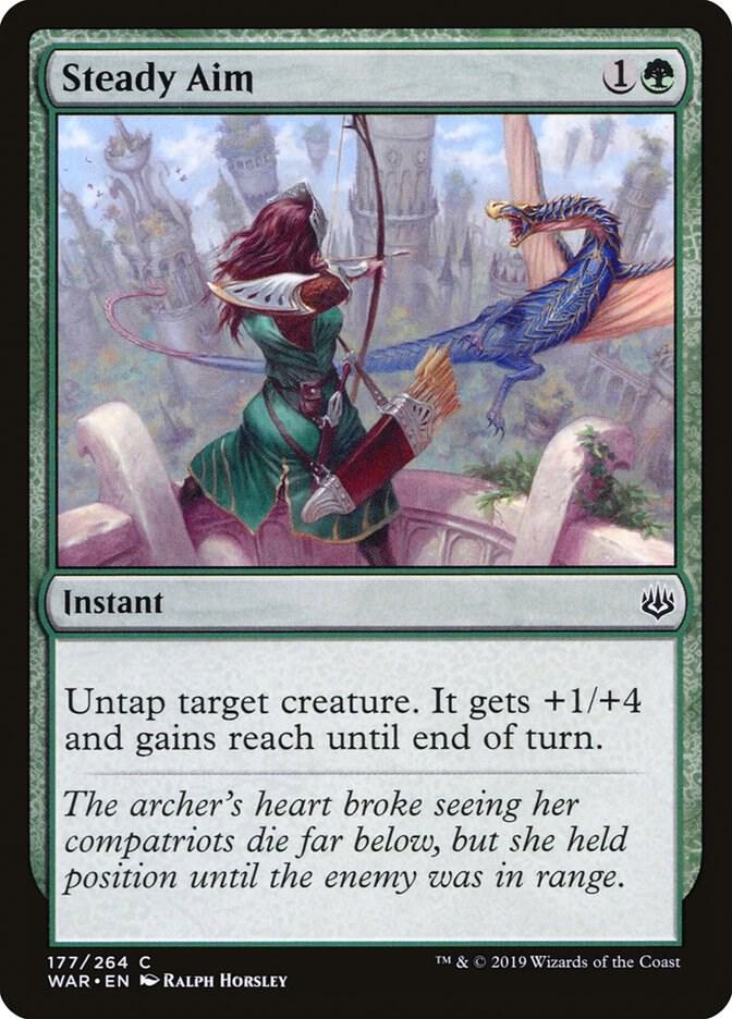 Steady Aim 177 card from War of the Spark