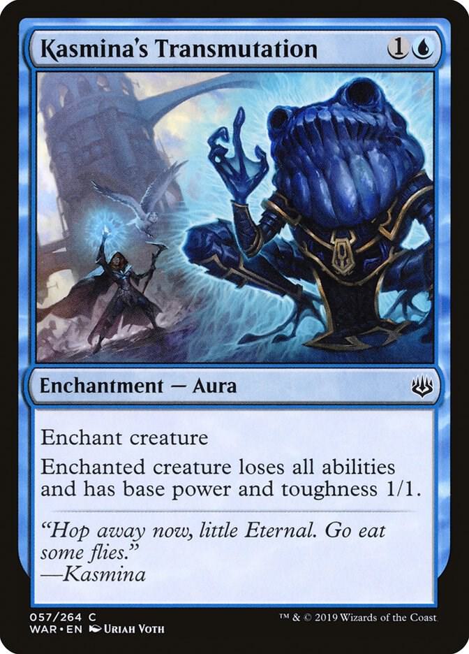 Kasmina's Transmutation 57 card from War of the Spark