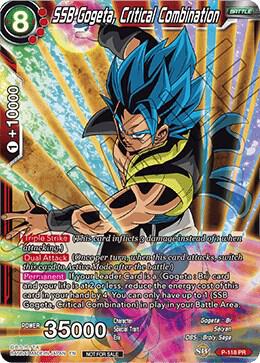 SSB Gogeta, Critical Combination P-118 card from Promotion Cards