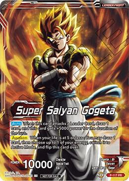 Super Saiyan Gogeta // SSB Gogeta, Fusion Transcendent P-117 card from Promotion Cards