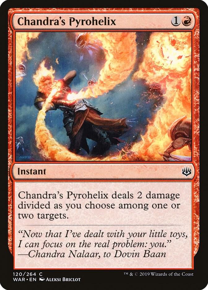 Chandra's Pyrohelix 120 card from War of the Spark