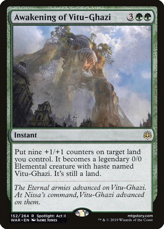 Awakening of Vitu-Ghazi 152 card from War of the Spark